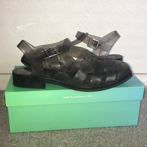 90s inspired jelly shoes